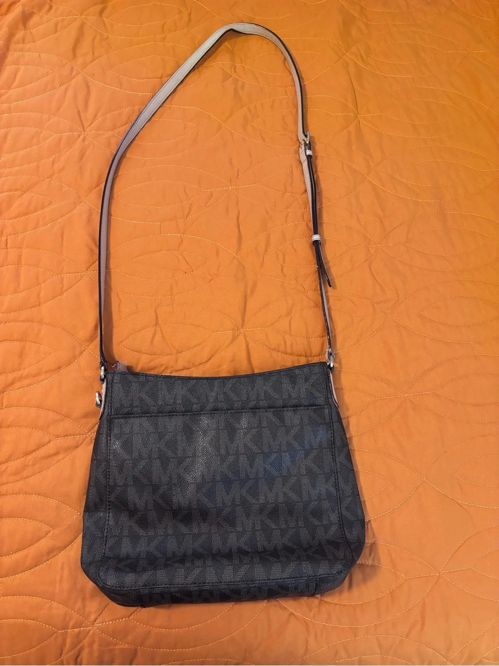 Michael Kors Dark Brown Signature Crossbody Bag